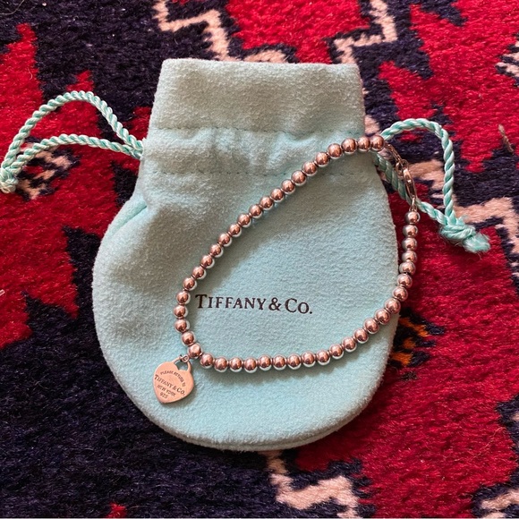 Tiffany & Co Heart Tag Bead Bracelet - Picture 5 of 8